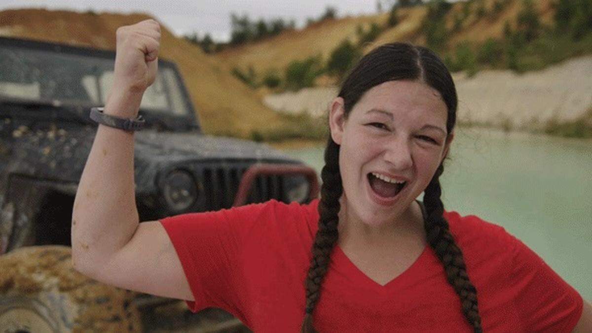 Jennifer Taylor Petersen drivers her Jeep Wrangler in the first episode of Season 2 of “Truck Night in America.”