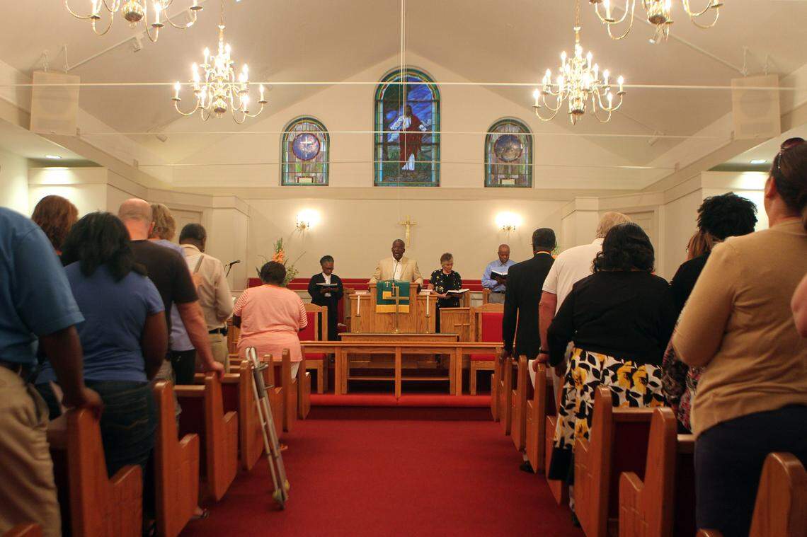 Queen Chapel AME on Hilton Head Island held a community vigil in 2015 in response to the mass shooting at Emanuel AME Church in Charleston.