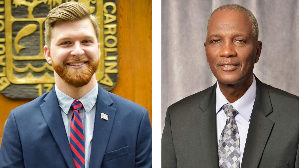 Beaufort County Council incumbents Logan Cunningham, District 7; left, and Gerald Dawson, District 1.