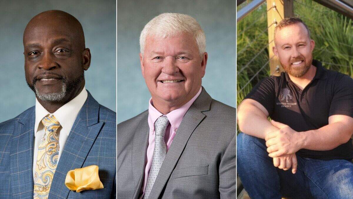 The Town of Bluffton will hold its municipal election on Tuesday. Residents will vote for two open seats on town council. The candidates for town council from left to right: Fred Hamilton, Larry Toomer and Nathan Ferrell.
