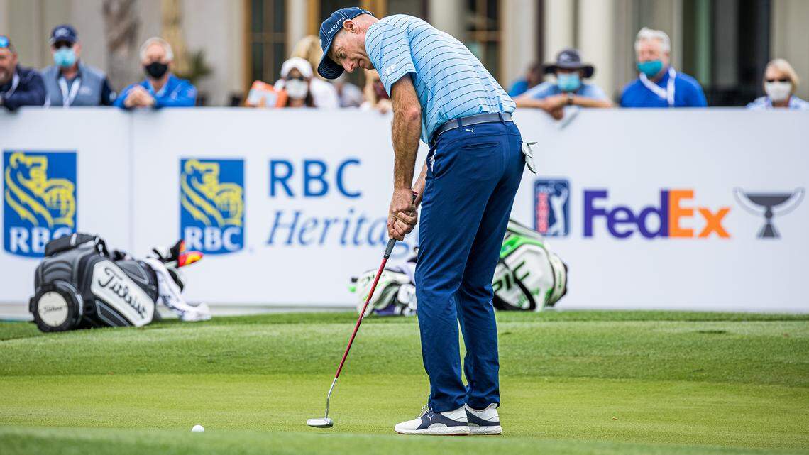 How Jim Furyk’s loopy swing gets him on the fairways as others hit long at RBC Heritage