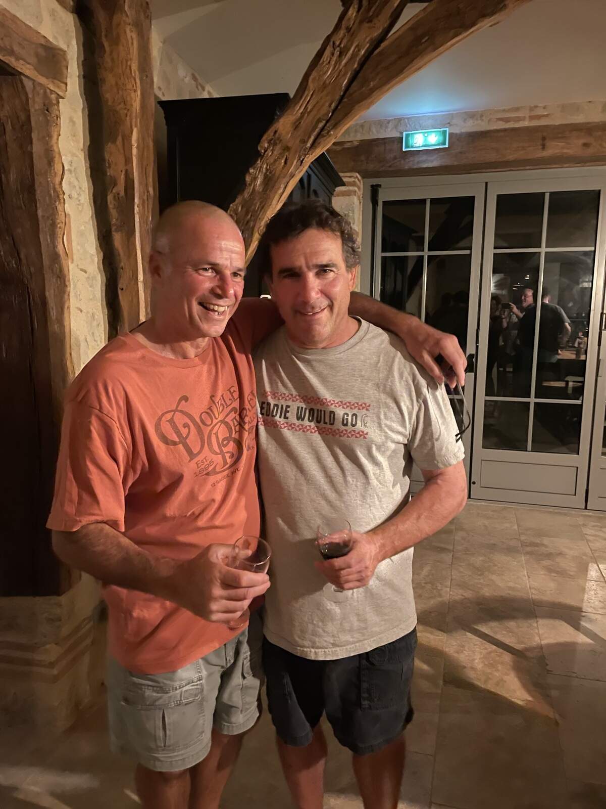 David “Duff” Duffey, right, pictured here with his brother Don, was killed outside his Hilton Head short-term rental home on Thursday, Feb. 19, 2026. Duffey loved to make new friends and invite them over for dinner parties for home cooked food and Spanish wine.