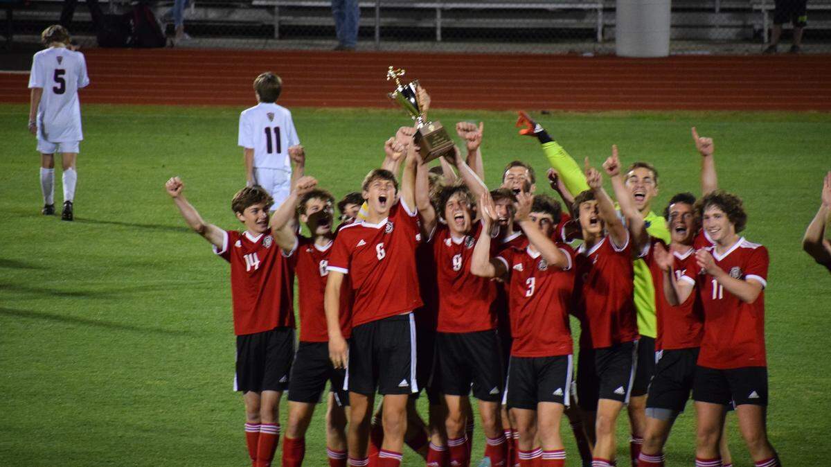 The Holy Trinity boys soccer team won its first SCISA Class A state championship on Friday, May 7, 2021.