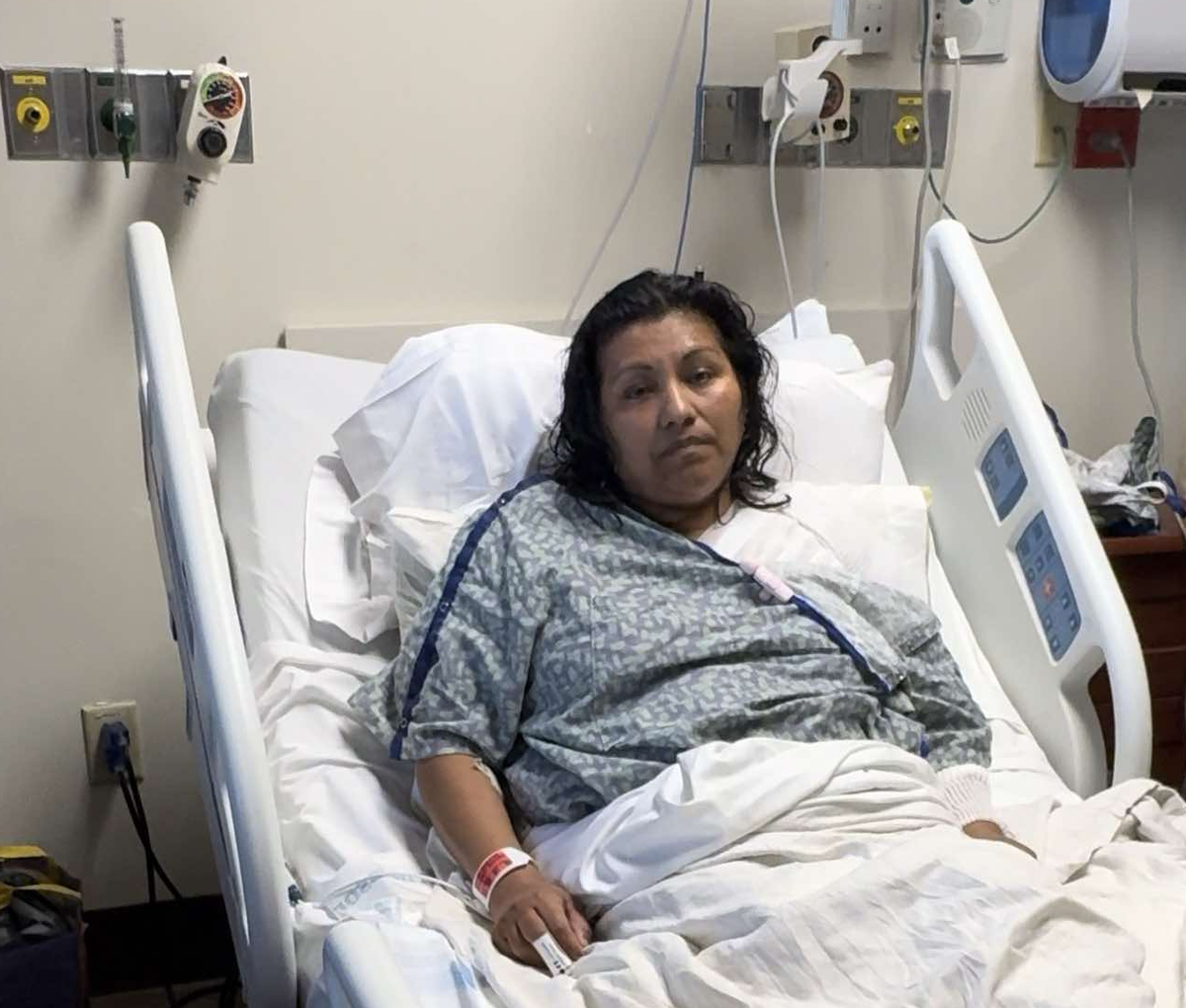 Beaufort County woman Maria Hernandez was taken to the burn center at Charleston’s Medical University of South Carolina after two suspects poured an “unknown liquid” on her during an attempted armed robbery on her vehicle.
