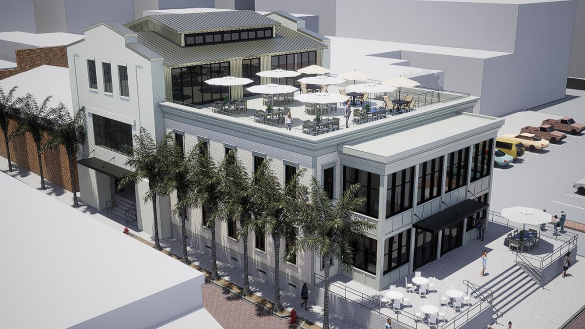 A new 2- and 3-story, 18,000 square-foot building has been approved overlooking Waterfront Park in Beaufort. A restaurant is planned on the first floor, office space on the second and a rooftop bar on the third floor.