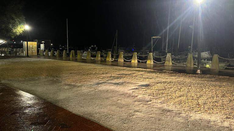Hilton Head area sees first snowfall in more than 7 years. See photos of the first flakes