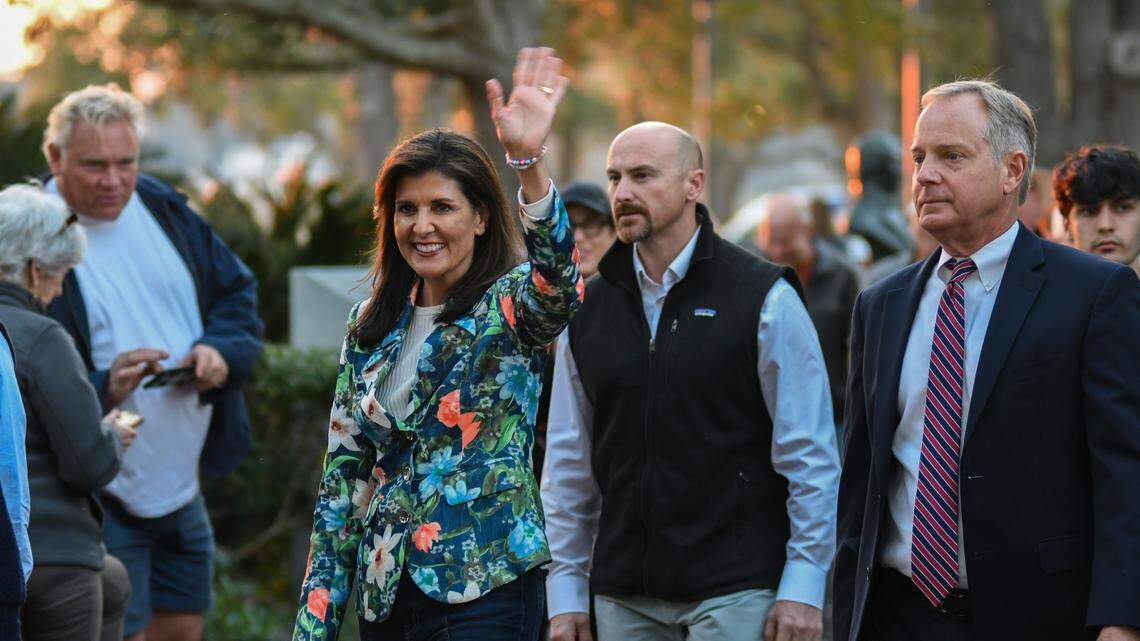 From Beaufort’s Waterfront Park, Haley sends a clear message: I’m not backing down or out