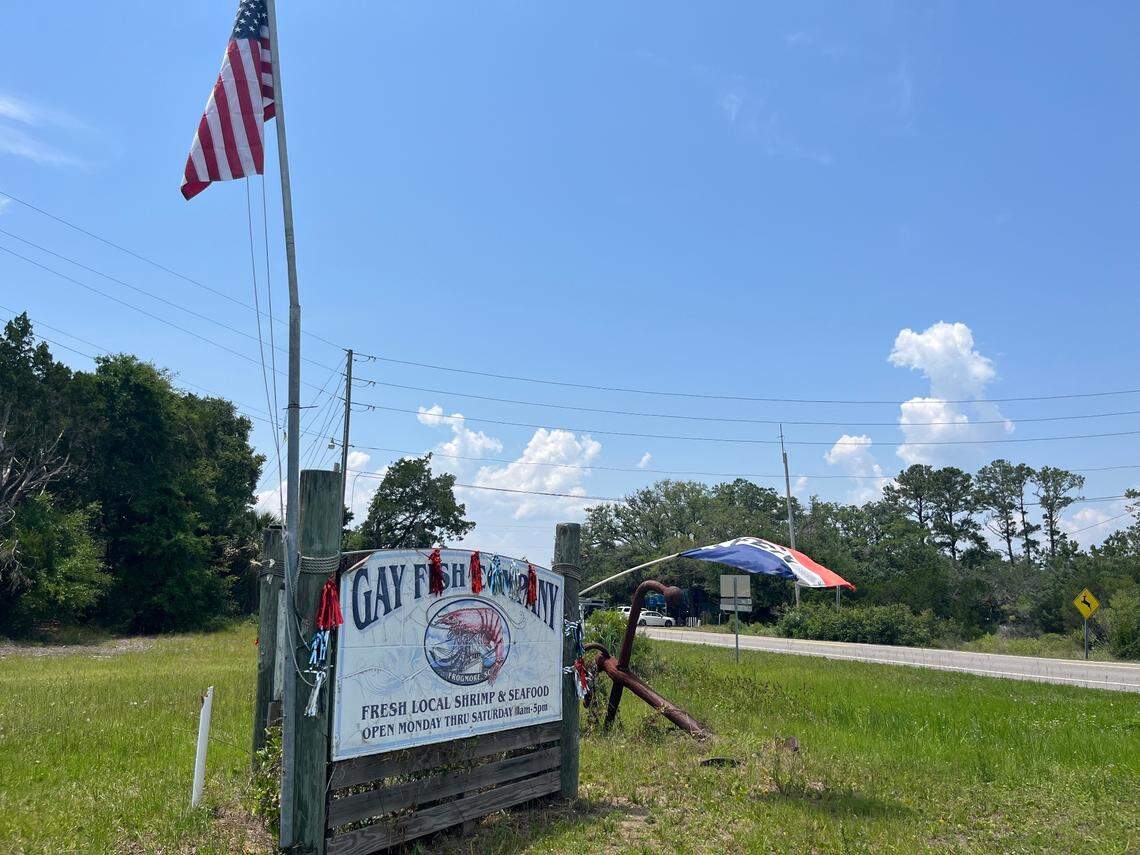 Gay Fish Co. is located along Sea Island Parkway on St. Helena Island. It opened for business in 1948 making it one of the oldest shrimp companies in Beaufort County.