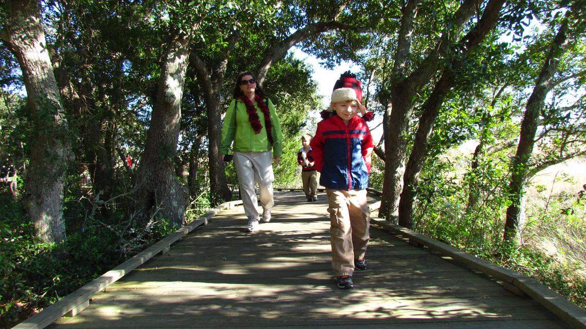 Paved paths and boardwalks bering nature, history and exercise together at Charles Towne Landing Historic Site.