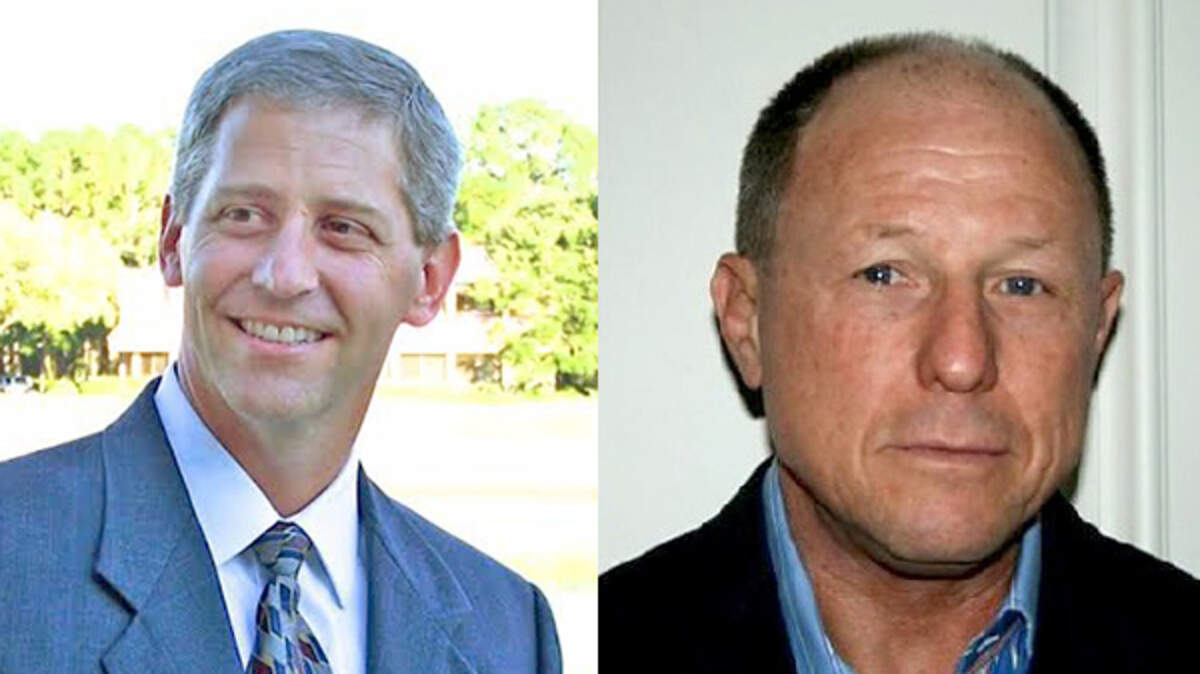 Hilton Head Mayor David Bennett, left, and Skip Hoagland