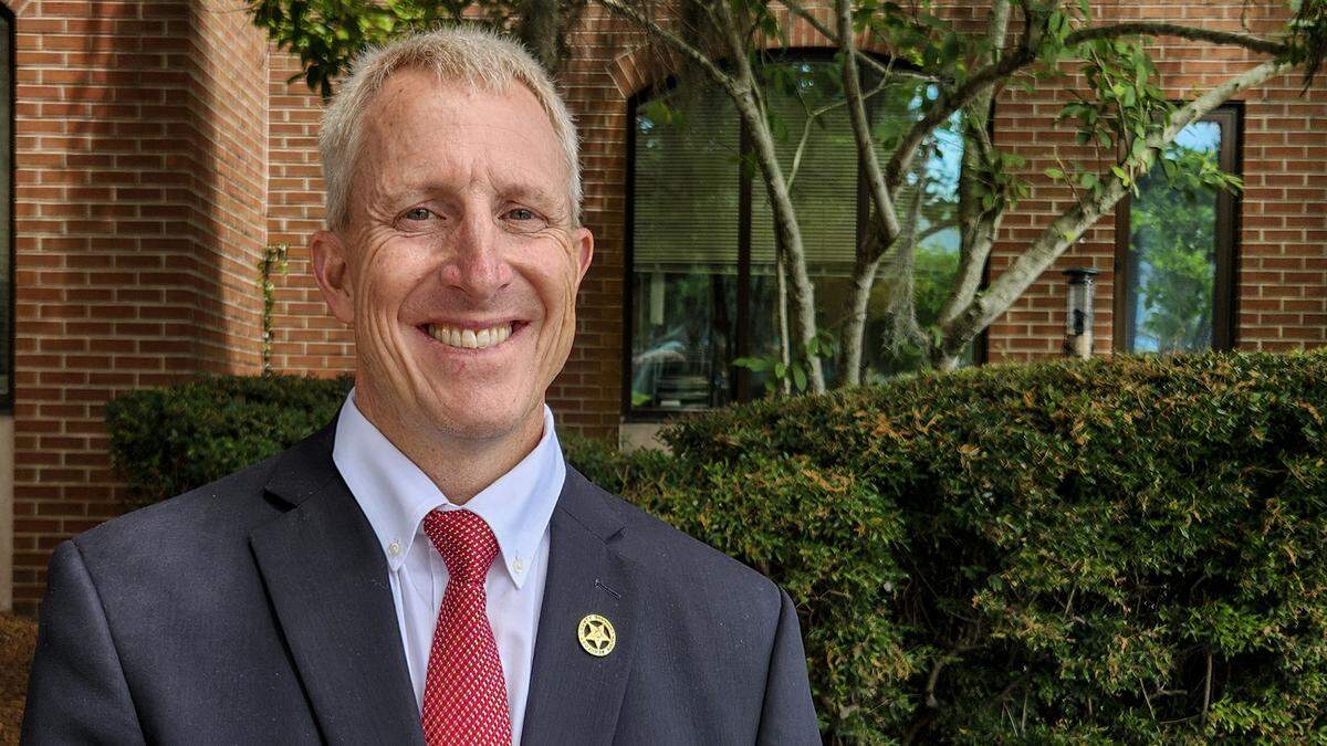 Candidate for Beaufort County Sheriff Doug Seifert is photographed on May 27, 2026, in Beaufort. Seifert is running against JoJo Woodward, both Republican candidates in the June 9 statewide primary. The winner will be the party’s candidate on election day, Nov. 3.