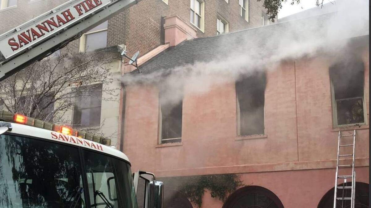 Firefighters with Savannah Fire Rescue responded to The Olde Pink House restaurant on Abercorn Street just after 9:30 a.m. Dec. 27.