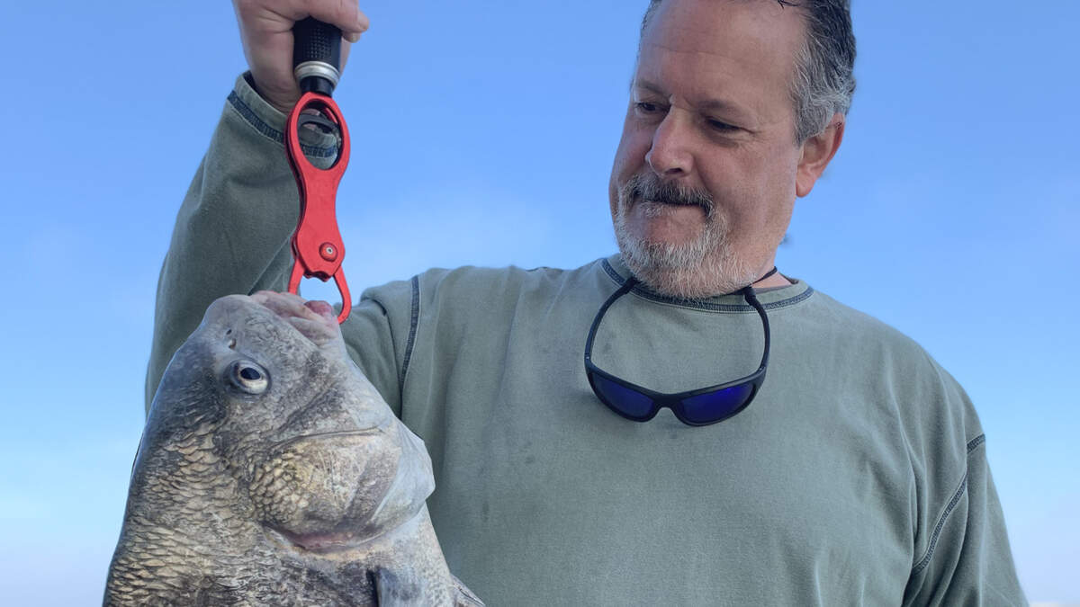 Mike Falvo with a black drum