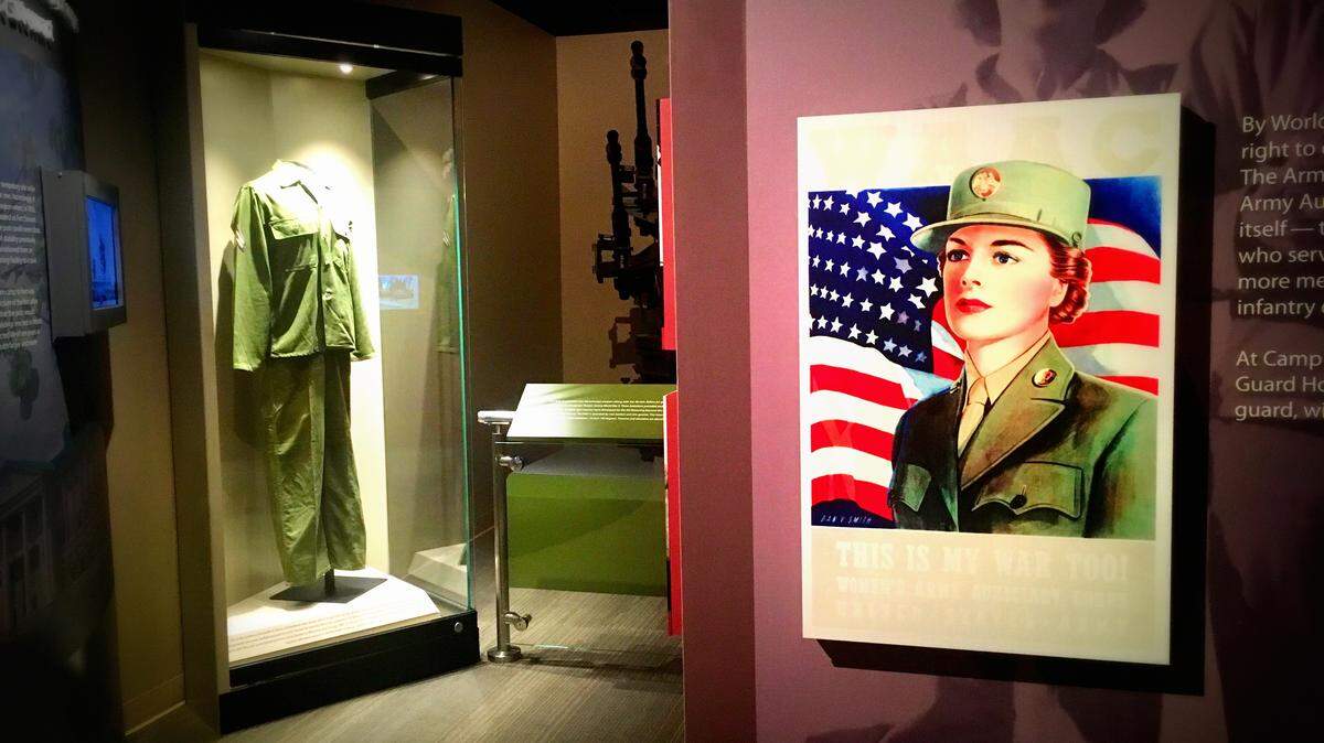 The sacrifice and service of women is honored at the Fort Stewart Museum in Hinesville, Georgia.