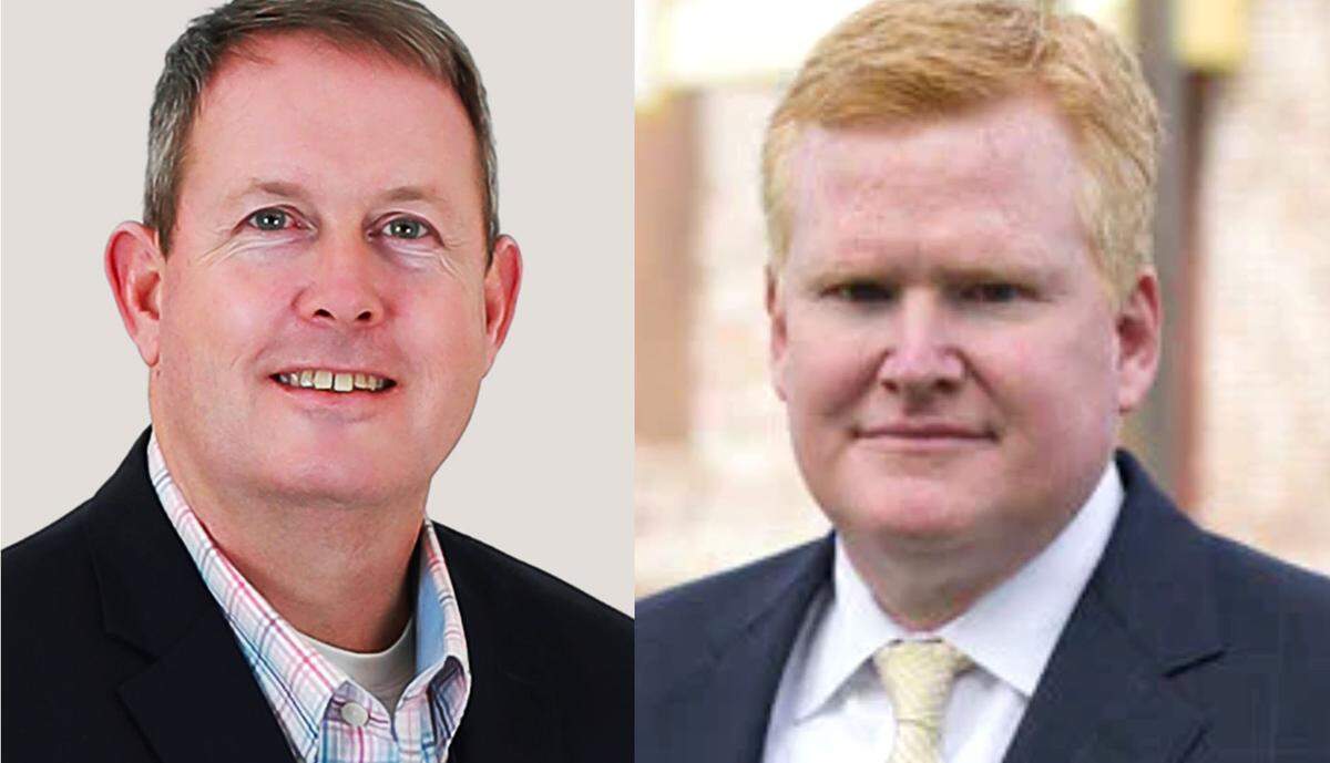 Russell Laffitte (left) and Alex Murdaugh (right) come from two influential Hampton families. Laffitte, fired as Palmetto State Bank CEO on Jan. 7, 2022, has come under fire for transactions he oversaw tied to cases where Alex Murdaugh, a suspended lawyer, is accused of financial misconduct.