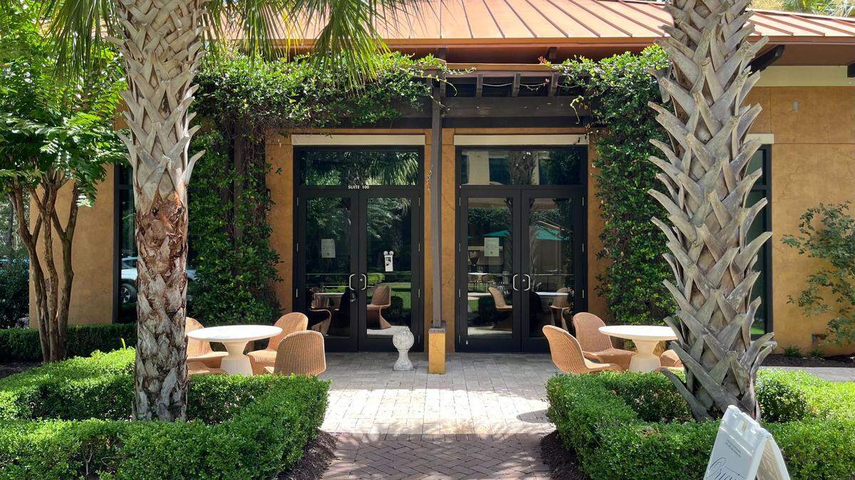 The front doors of the soon-to-be second location of Savannah-based coffee shop, Origin Coffee, are opening this August in Hilton Head. July 15, 2025.