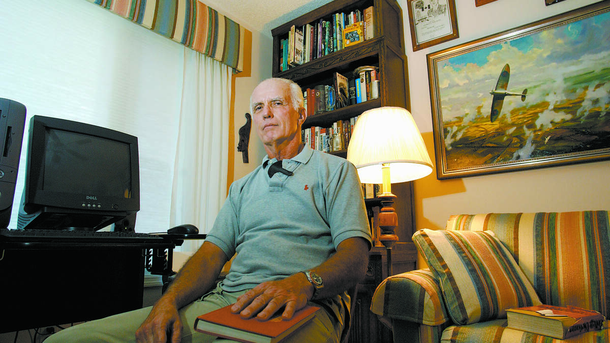 In this file photo from 2003, George McKnight, a POW during the Vietnam War, is photographed in his former Hilton Head Island home.