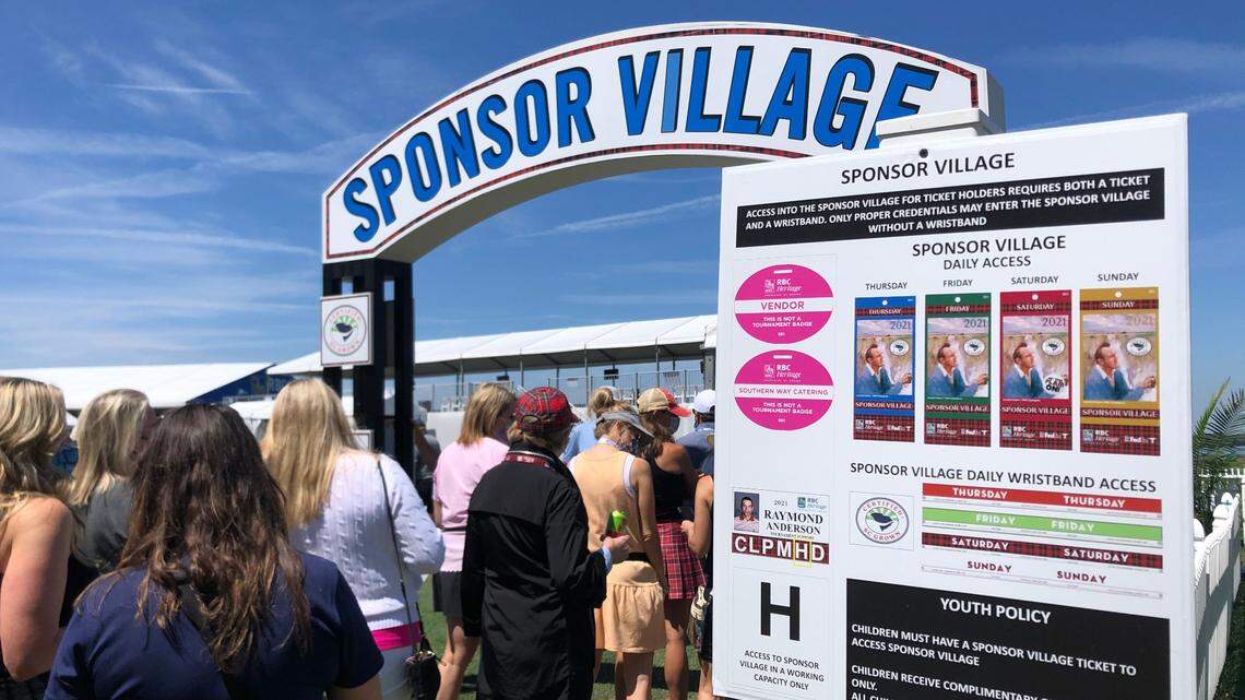 The beer is free and the golf is good: Inside RBC Heritage’s exclusive sponsor village