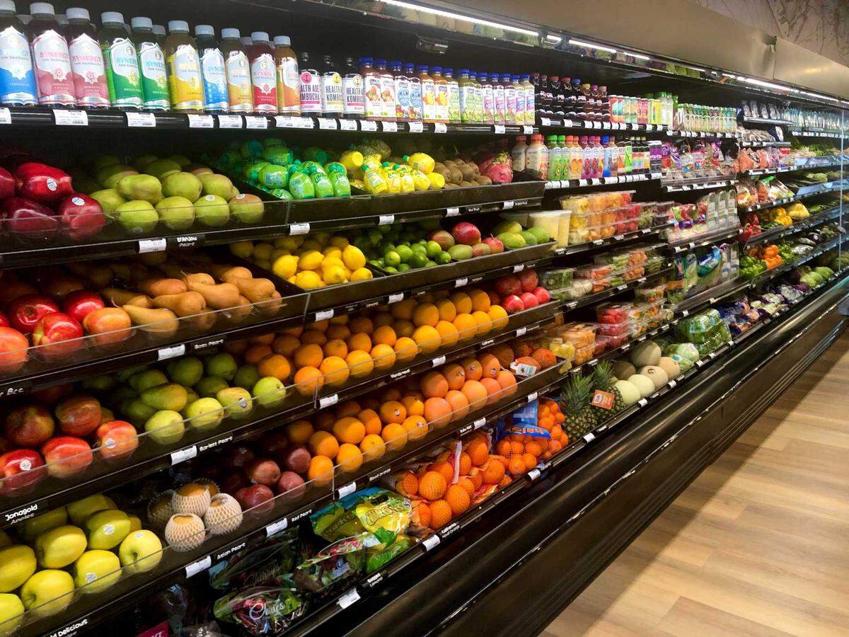 Nantucket’s Meat and Seafood Market in Bluffton’s Tanger Outlets 2 has a sizable produce section.