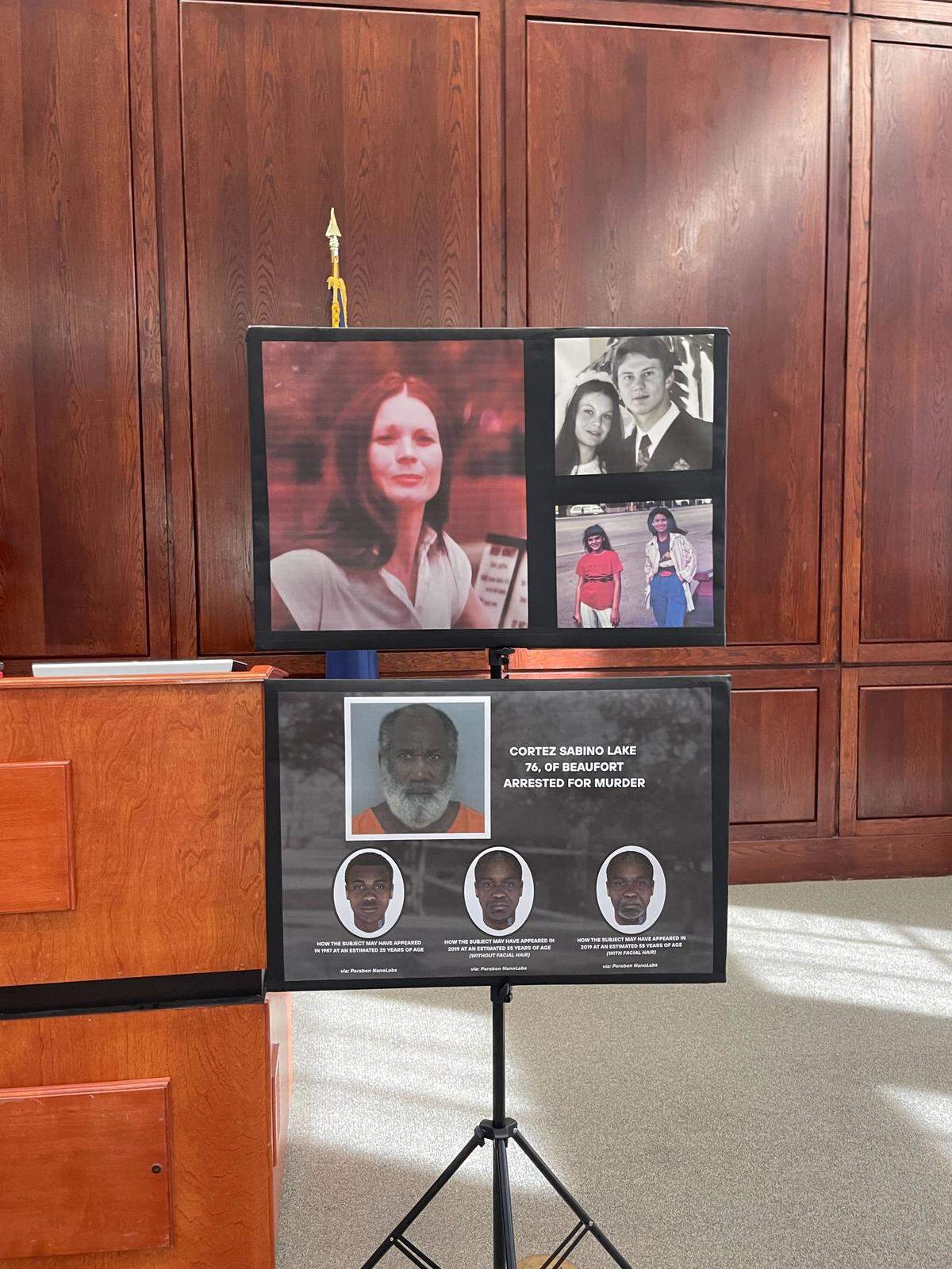 The Beaufort County Sheriff’s Office announced Nov. 19 that 76-year-old Cortez Sabino Lake of Beaufort has been charged in connection with the 1987 murder of Margit G. Schuller, who was 34.