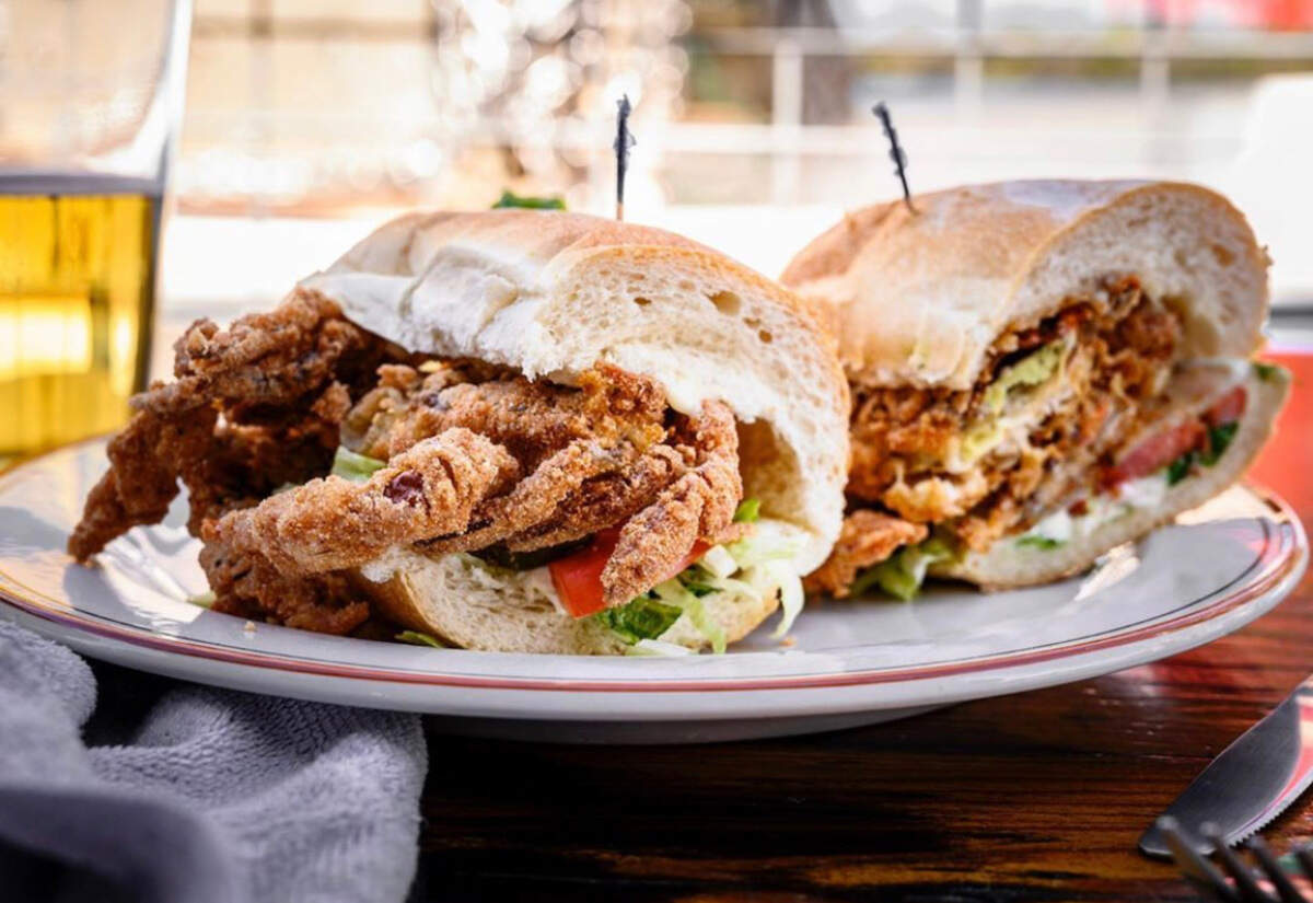 Soft shell crab Po’Boy.