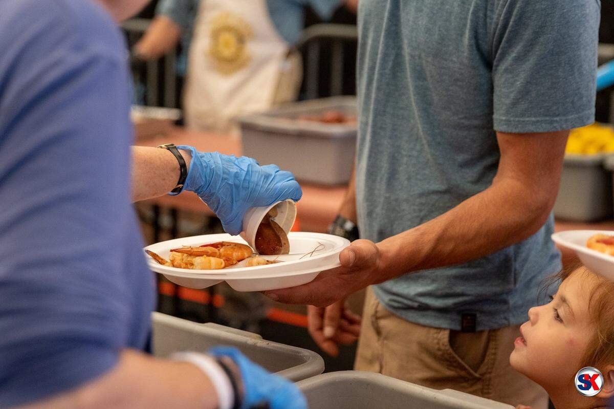 The Lowcountry Supper was served Thursday at the Beaufort Water Festival.