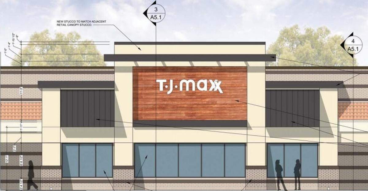 The proposed design for the T.J. Maxx on Hilton Head Island.