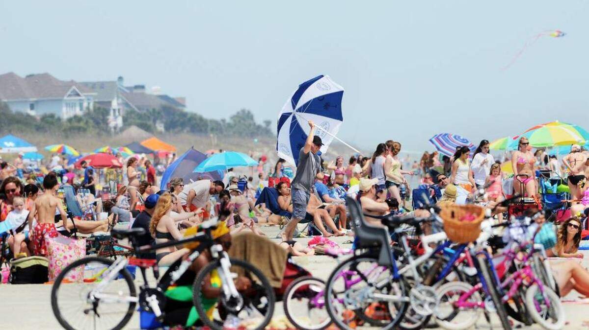 The beach in the heat of summer is the main draw for Hilton Head Island tourists, some 2.6 million strong annually.