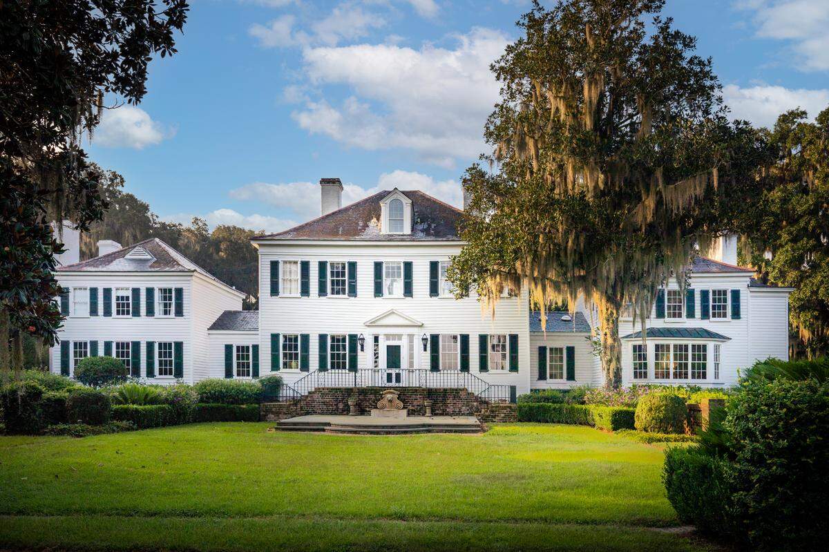 The main house at Bonny Hall Plantation was built in 1897 and expanded in the 1930s.
