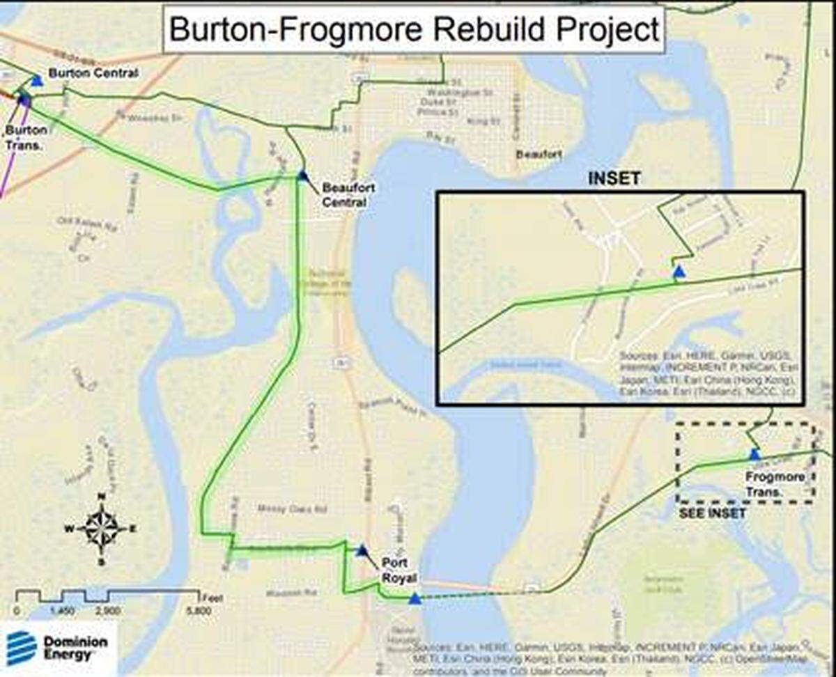 This project will replace six miles of existing wooden poles and lines.