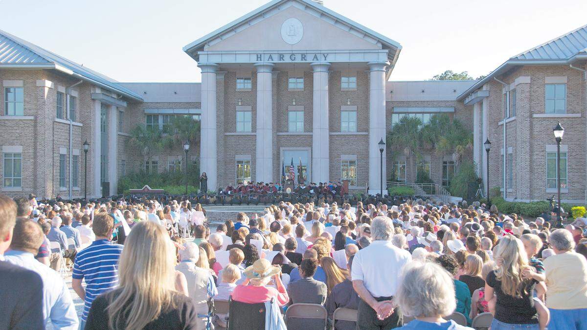 Pictured here is the 2011 graduation at the University of South Carolina Beaufort. At 9.8 percent, the school has the lowest graduation rate for four-year students attending South Carolina public universities.