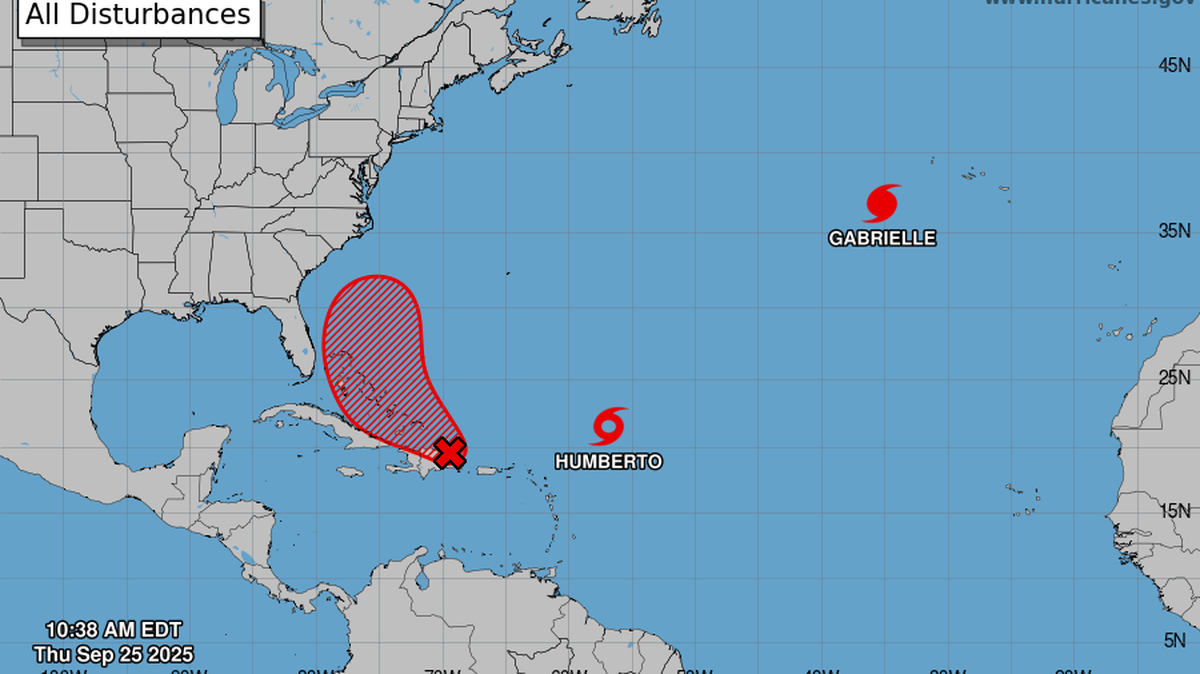 The National Hurricane Center is tracking three systems in the Atlantic Basin. Interactions between Tropical Storm Humberto and the tropical wave could affect Hilton Head early next week.