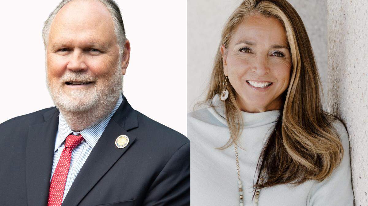 Incumbent Jeff Bradley, R, left, is being challenged by Lisette Cifaldi, D, for District 123 of the State House of Representatives.