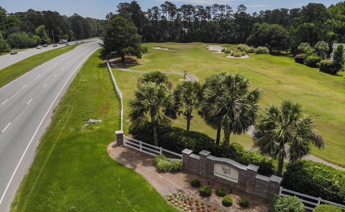 Pictured is the fairway and green of the second hole, a straight 156 yard par 3 at Island West as seen on Tuesday, May 5, 2020 fronting U.S. 278 in Bluffton. The developer of the property has submitted a proposal to rezone the course into residential, commercial and green space requesting to rezone this hole and a portion of the third hole for commercial development.