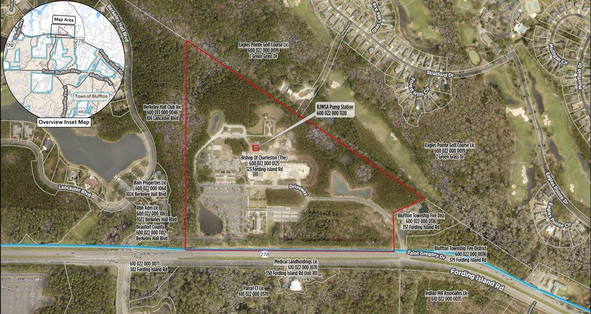 St. Gregory the Great’s plans to annex into the town of Bluffton.