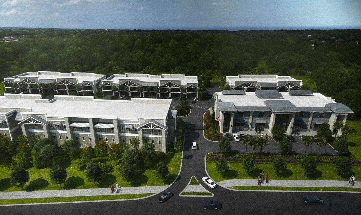An aerial view of what CarVillage will look like from S.C. 170 in Bluffton.
