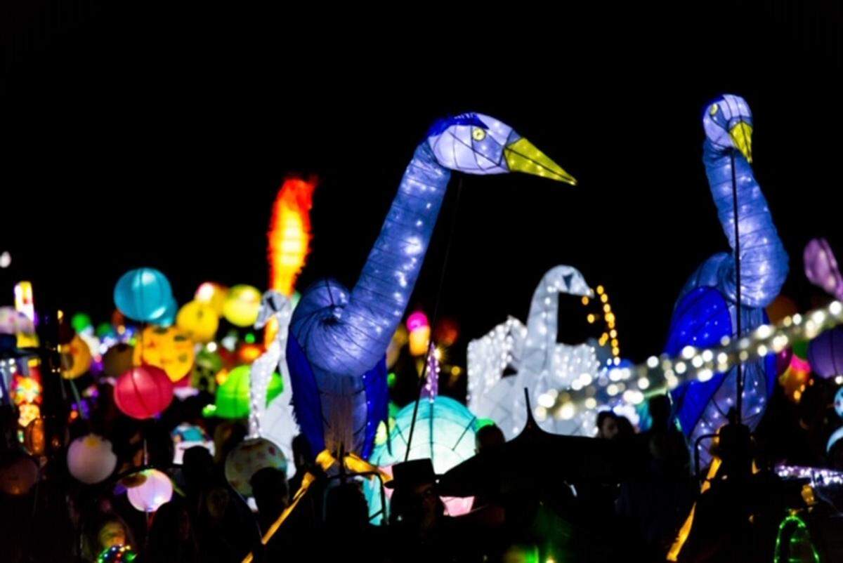 This scene from the 2018 Sandy Springs (Georgia) Lantern Parade gives a hint at what Hilton Head Island’s first parade may look like.