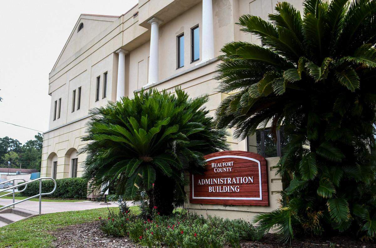 The Beaufort County Administration Building as seen on Wednesday, Sept. 16, 2020, located on Boundary Street in Beaufort.