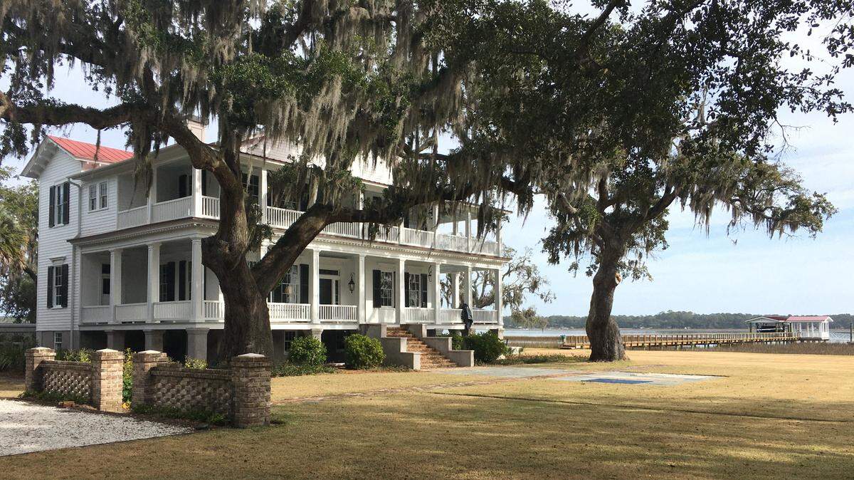 The Edgar Fripp House in Beaufort, also called Tidalholm, built around 1853, added to its lore when it appeared in the 1983 film “The Big Chill.”