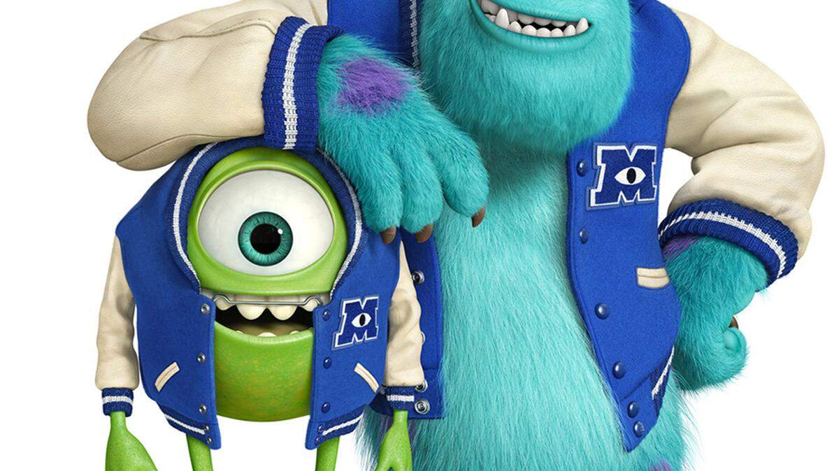 Of course Pixar had to be promoting its latest movie, "Monsters University," the only one the Vrabel family hasn't seen.