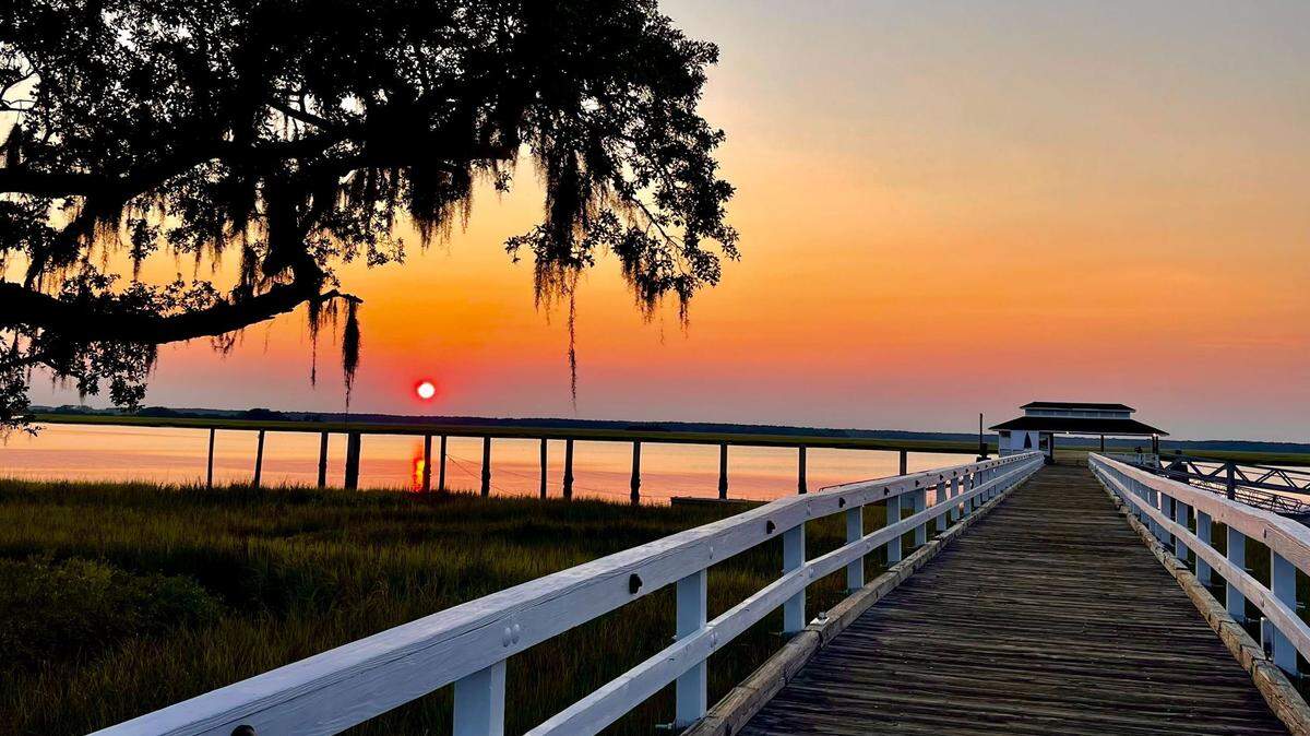 The Melrose Dock on Daufuskie Island.
