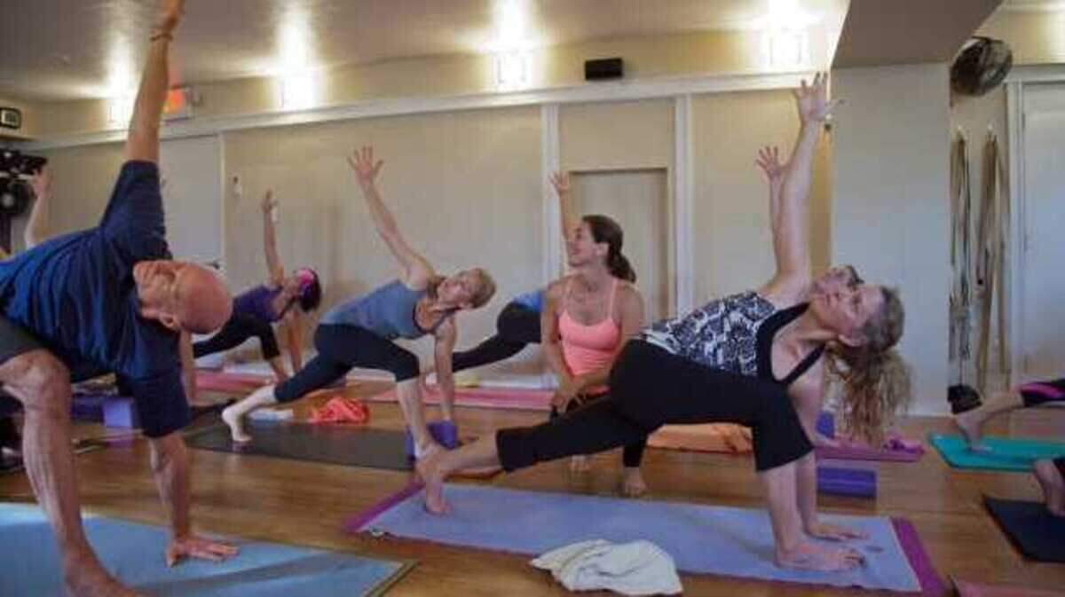 This undated photo shows a Jiva Yoga class on Hilton Head Island.