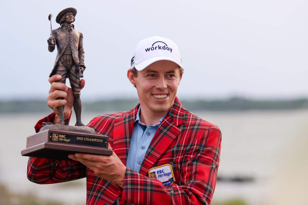 Matt Fitzpatrick is the winner of this year’s RBC Heritage Presented by Boeing on Sunday, April 16, 2023, at Harbour Town golf Links in Sea Pines on Hilton Head Island.