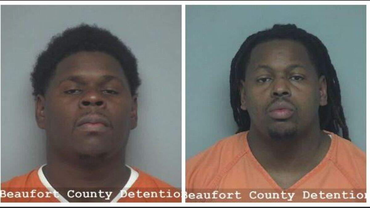 Davon and David Ward were booked in Beaufort County Detention Center Wednesday on charges related to the sale and distribution of heroin.