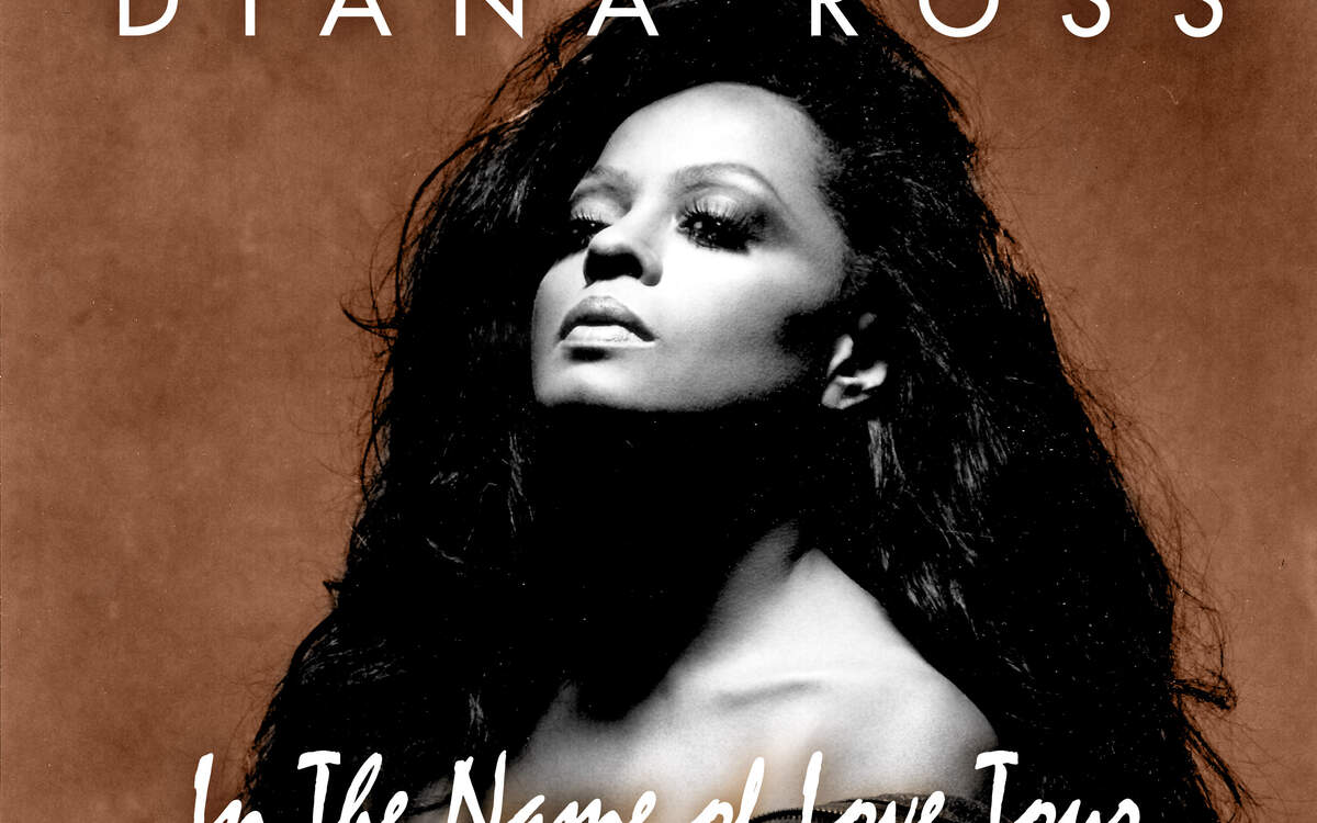 Diana Ross 'In the Name of Love' tour poster