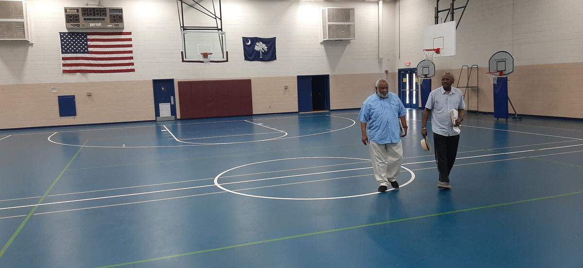 Ed Allen and Sam Burke are members of a task force seeking input from residents on the types of activities they want offered at the Charles Lind Brown Center in Beaufort. The building is operated by the Beaufort County Parks and Recreation Department.