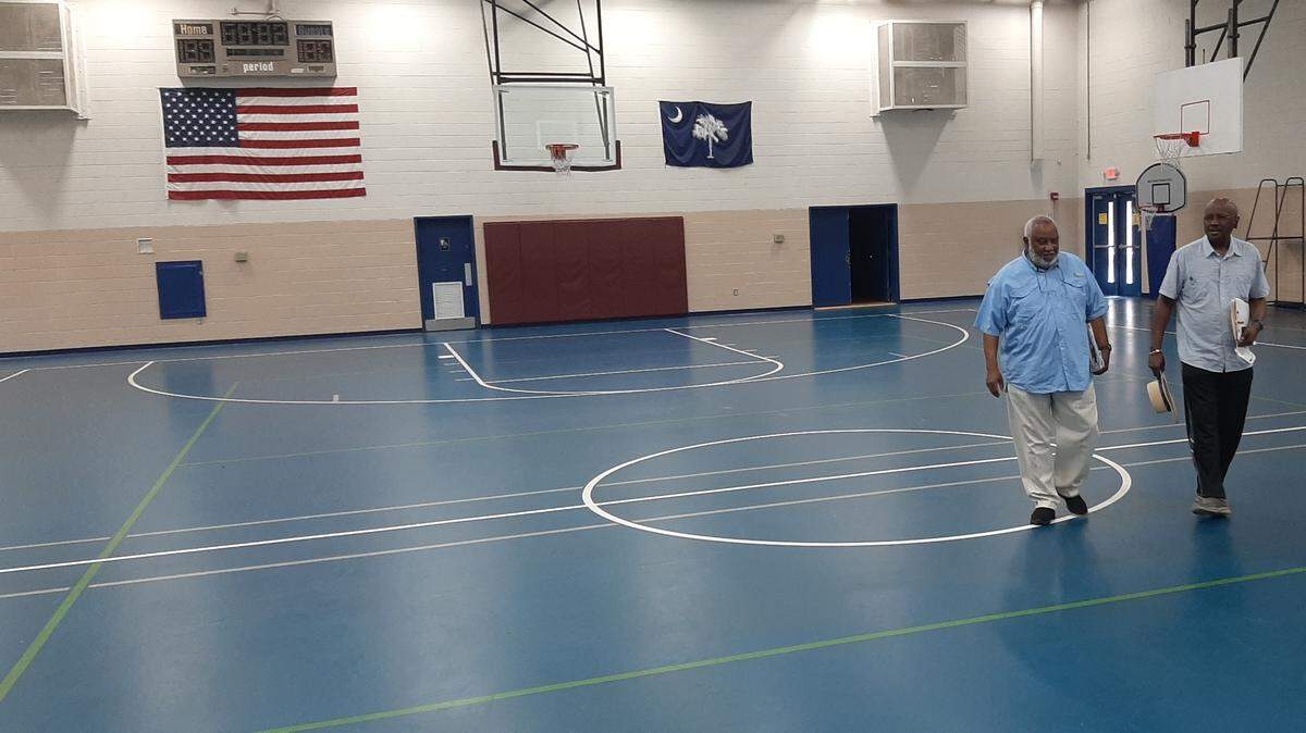 Ed Allen and Sam Burke are members of a task force seeking input from residents on the types of activities they want offered at the Charles Lind Brown Center in Beaufort. The building is operated by the Beaufort County Parks and Recreation Department.