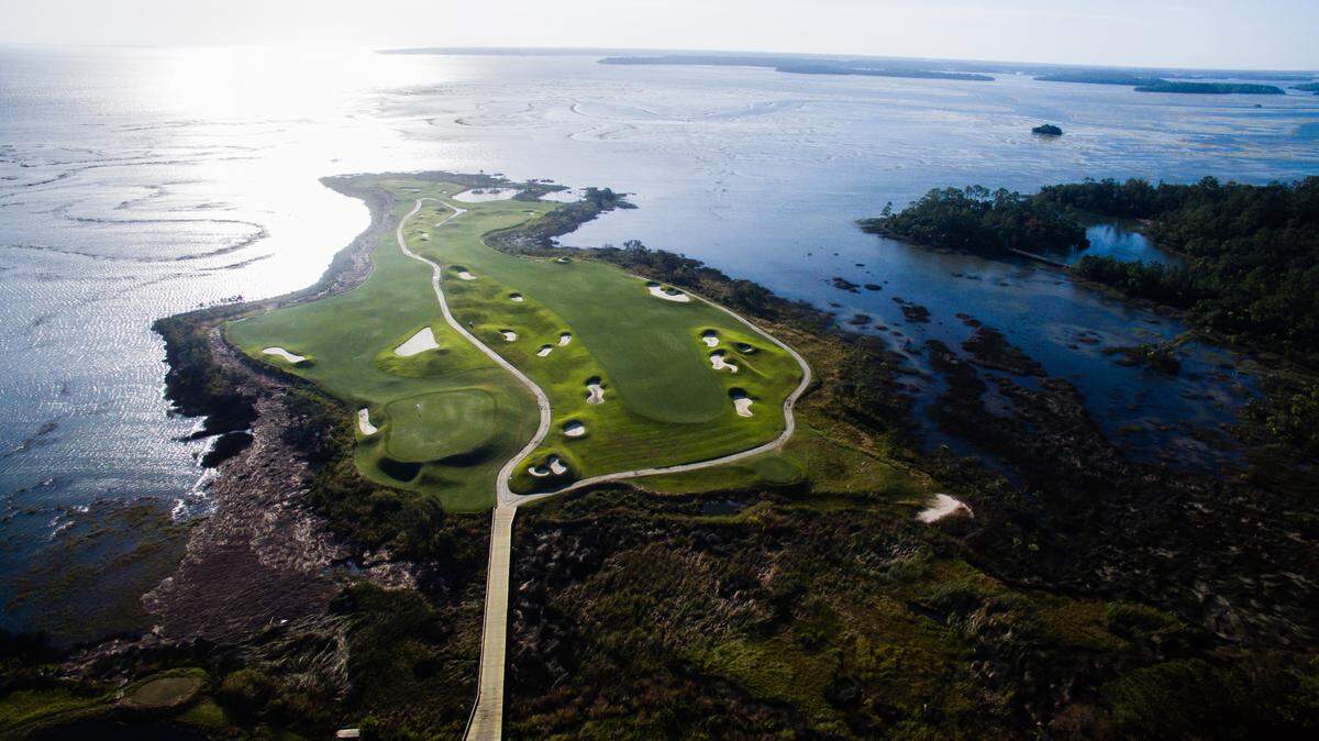 One of Colleton River’s two signature gold courses. Colleton River is surrounded by water on three sides and bordered by an 1,100 acre nature preserve, according to their website.