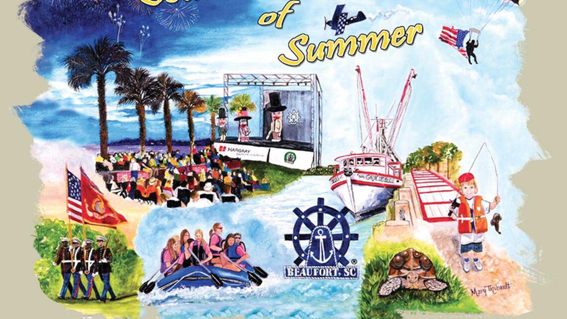 The story behind the Beaufort Water Festival's official T-shirt for 2013