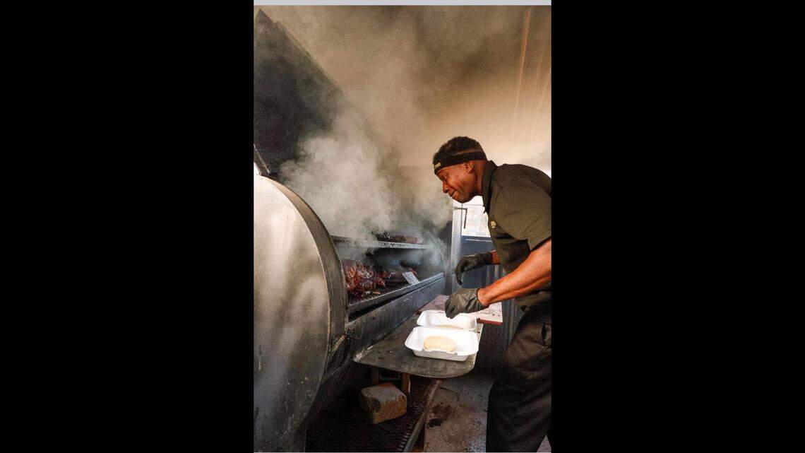 Pitmaster Roscoe Green is known for his South Carolina-centric barbecue. Green and his wife, Danielle, own Mother Smokin’ Good Barbecue.